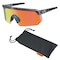 Ergodyne AEGIR, Safety Glasses, Orange Mirror Lens, Clear Smoke Frame AEGR-AFSPM - alternate 1